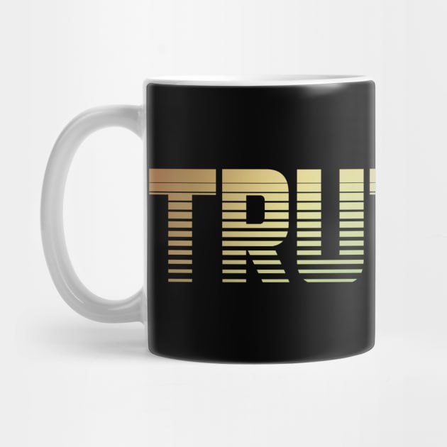 Truther Vintage Conspiracy Theory 80's Logo by charlescheshire